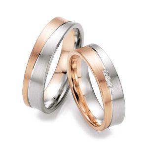 Weißgold/Rotgold